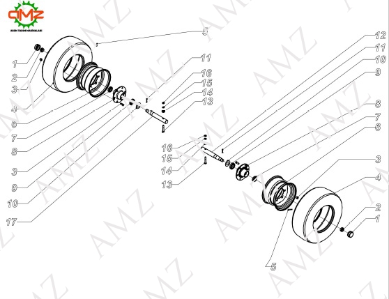 BİJON SOMUNLU W3/4X45