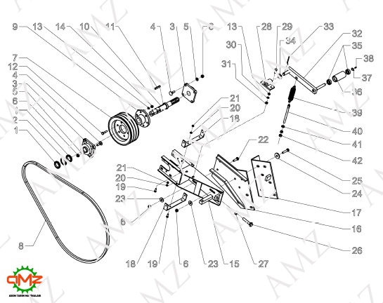 EMNİYET SOMUNU M40X1,5 DİŞ KM8