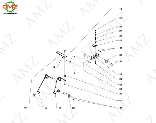 YUVARLAK BAŞLI DİBİ DÖRT KÖŞE BAŞLI CİVATA M8X20