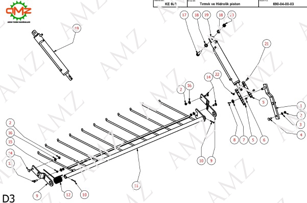 ALTIKÖŞE BAŞ CİVATA M10X30