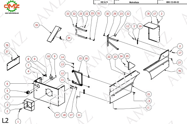 DİBİ DÖRTKÖŞE M10X30