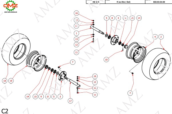 KONİK MAKARALI RULMAN 30209 - 45X85X20,75