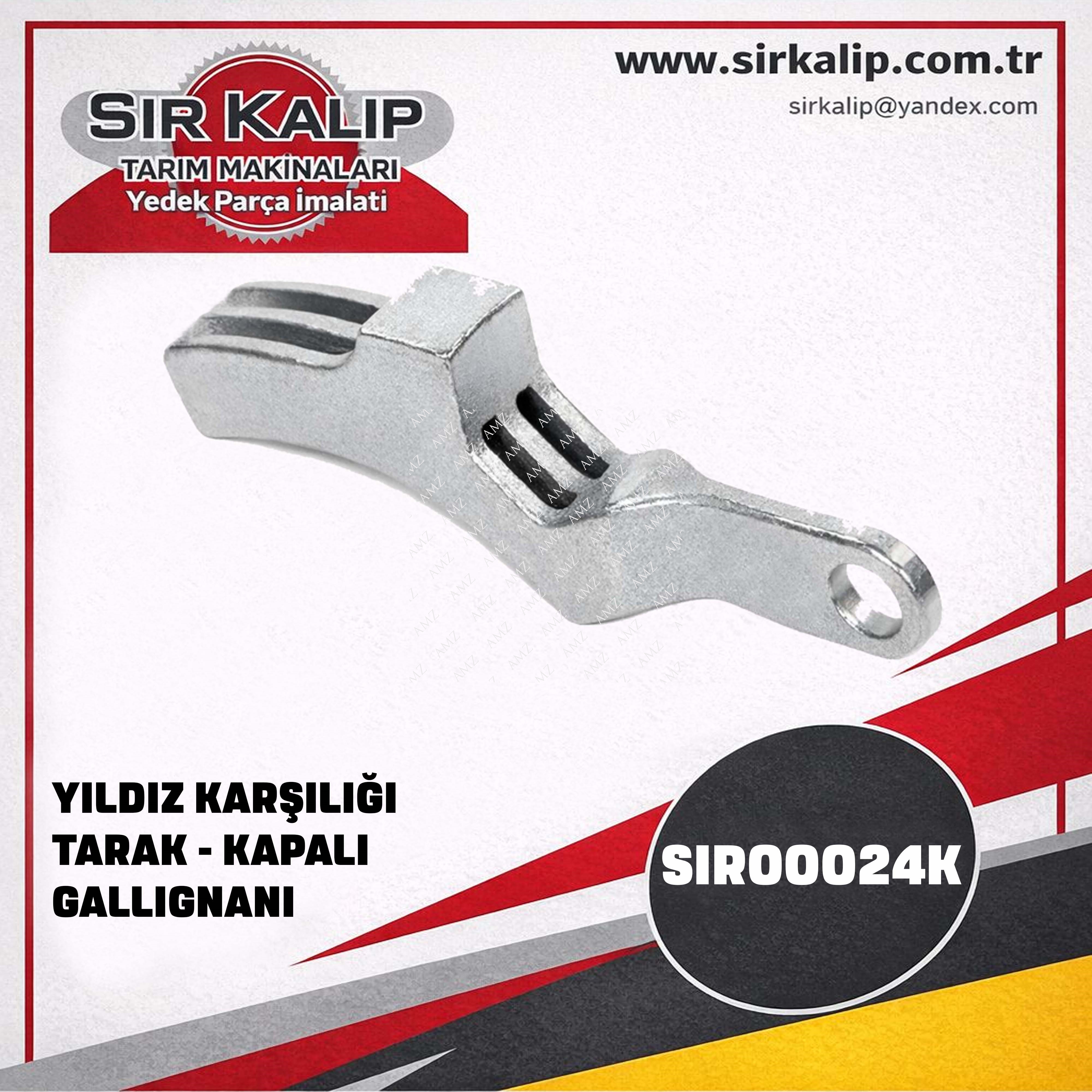 3 İPLİ YILDIZ KARŞILIĞI TARAK - KAPALI - GALLİGNANİ